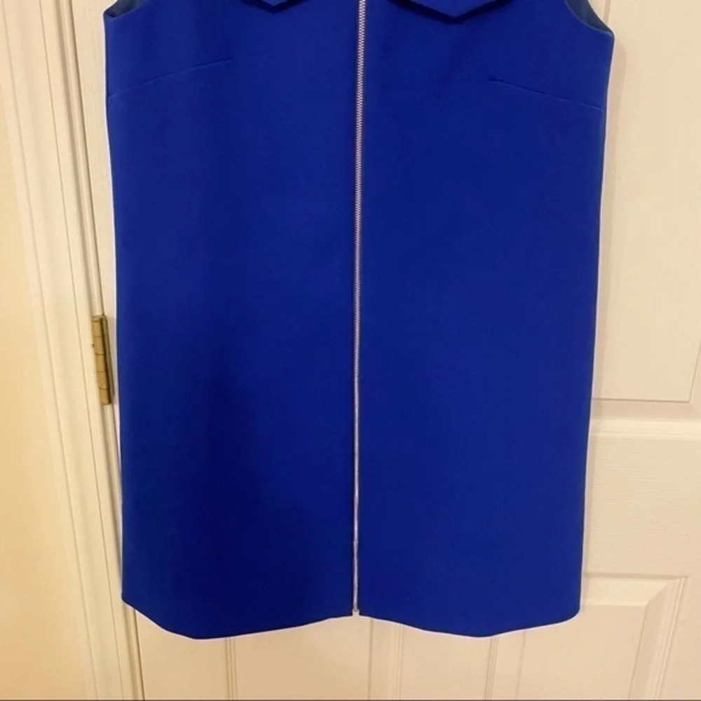 TED BAKER LONDON 60s A-Line Shift Minidress in Blue Size US 0-2 / Ted Size 1 - Picture 5 of 11
